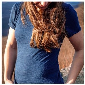 All-Paca shirt- Navy alpaca shirt
